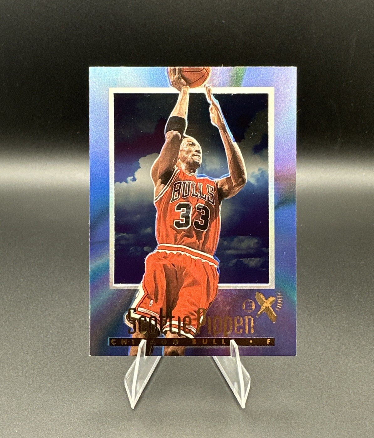 SCOTTIE PIPPEN 96-97 Skybox EX2000 Basketball RARE CHICAGO BULLS #10 HOF