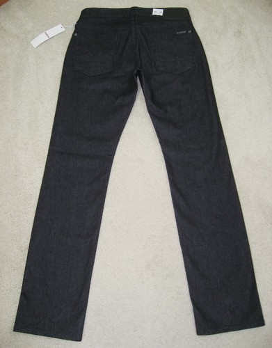 NWT HUDSON Mens Byron 5-Pocket Straight Zip Fly Jeans Size 30 Bounty Dark Indigo - Picture 4 of 12