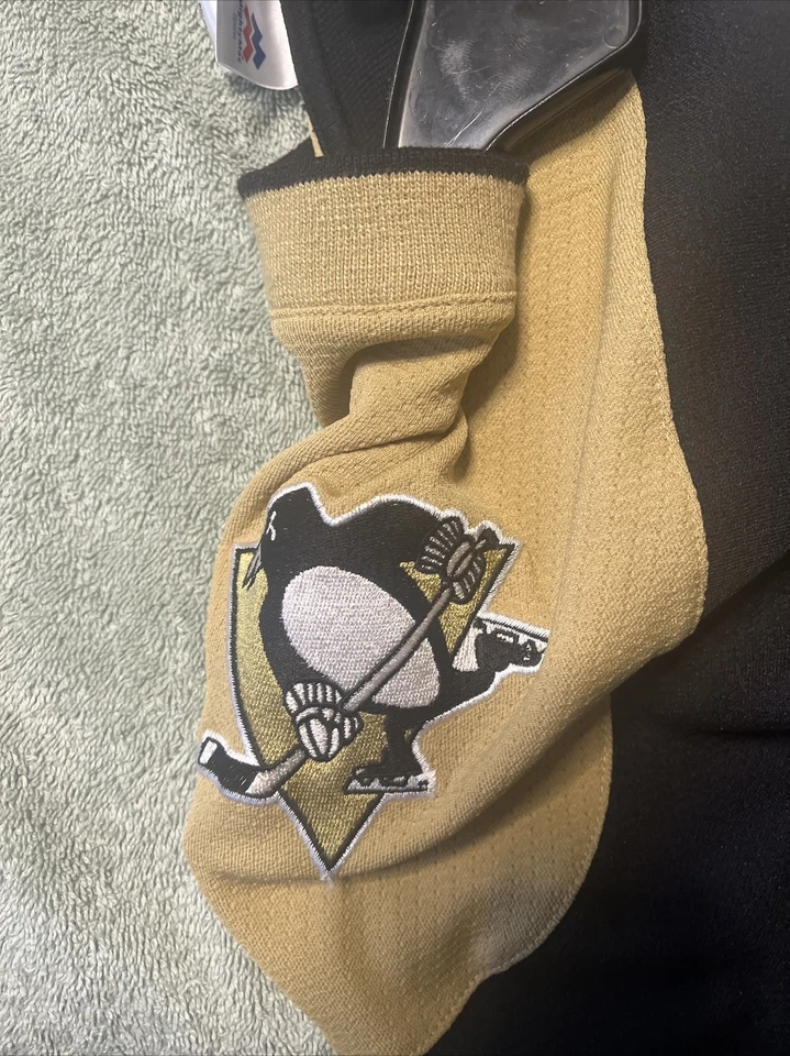 CAMISETA DE LOS PINGÜINOS DE PITTSBURGH NHL #66 MARIO LEMIEUX TALLA JUVENIL MEDIANA 12-14 NHLPA Foto 4 de 4