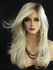 Angelica PM by Noriko Wigs (partial mono) Color CHAMPAGNE ROOTED New Cute Style