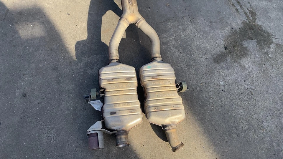 ⭕ 2015 2016 2017 2018 Mercedes-Benz GLE350 Exhaust System Pipe Muffler Resonator - Image 3 of 4