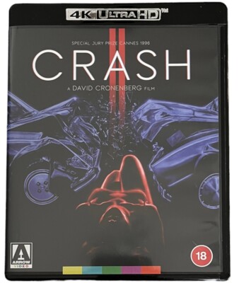Crash 4K Ultra HD Blu-ray Uncut NC-17 Cronenberg Cult Classic 
