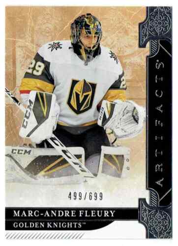 2019-20 ARTIFACTS MARC-ANDRE FLEURY 499/699 VEGAS GOLDEN KNIGHTS #107 - Picture 1 of 2
