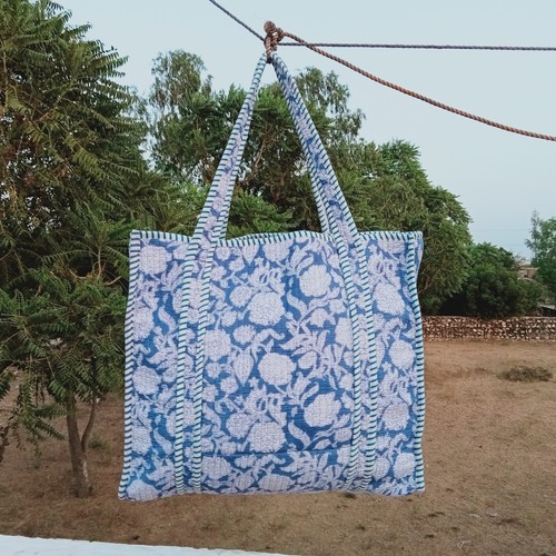 Market Handbag, Tote Bag, Shopping Boho Bag Jhola Bag Gift For Her - Picture 11 of 13
