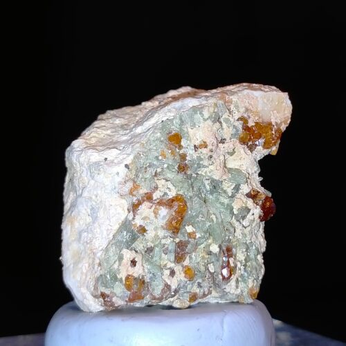 Grossular Hessonite Garnet crystals with Diopside mineral specimen 102ct - Bild 6 von 9