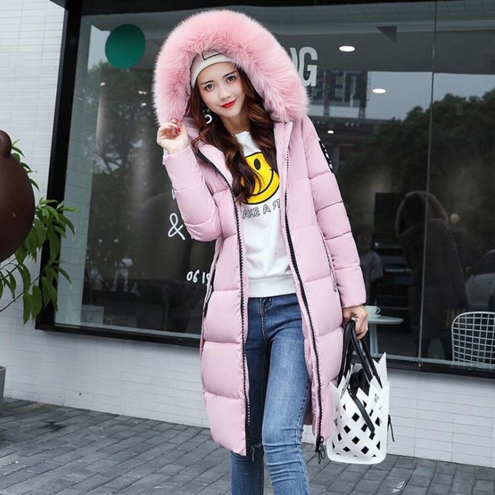 New Women's Winter Slim hooded Long Padded jacket Cotton New Women's Winter Slim hooded Long Padded jacket Cotton