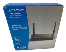 Linksys MAX-STREAM AC1300 Dual-Band Mesh Wi-Fi 5 Router MR6350