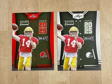 (2) 2023 Ole Miss ROOKIE Walker Howard Leaf Draft CLASS OF 2025 RED + BASE RC SP