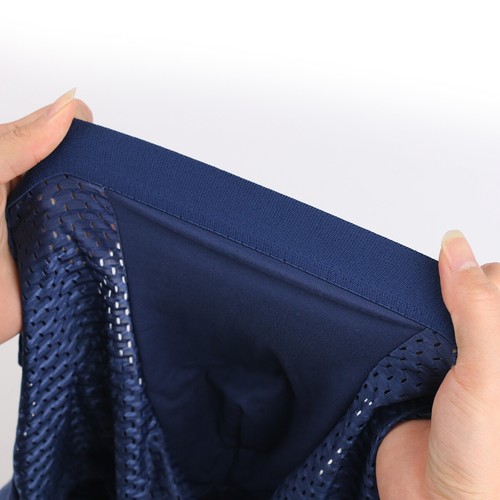 4 PACK For Men BambooWear Underwear Shorts Ice Silk Mesh Boxer Briefs L-XXXXL UK - Picture 11 of 12