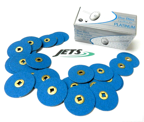 Zirconia Alumina Sanding Snap-On Brass Discs Ikohe Blue Zircon 7/8" 3 Grits 50ea - Picture 10 of 18