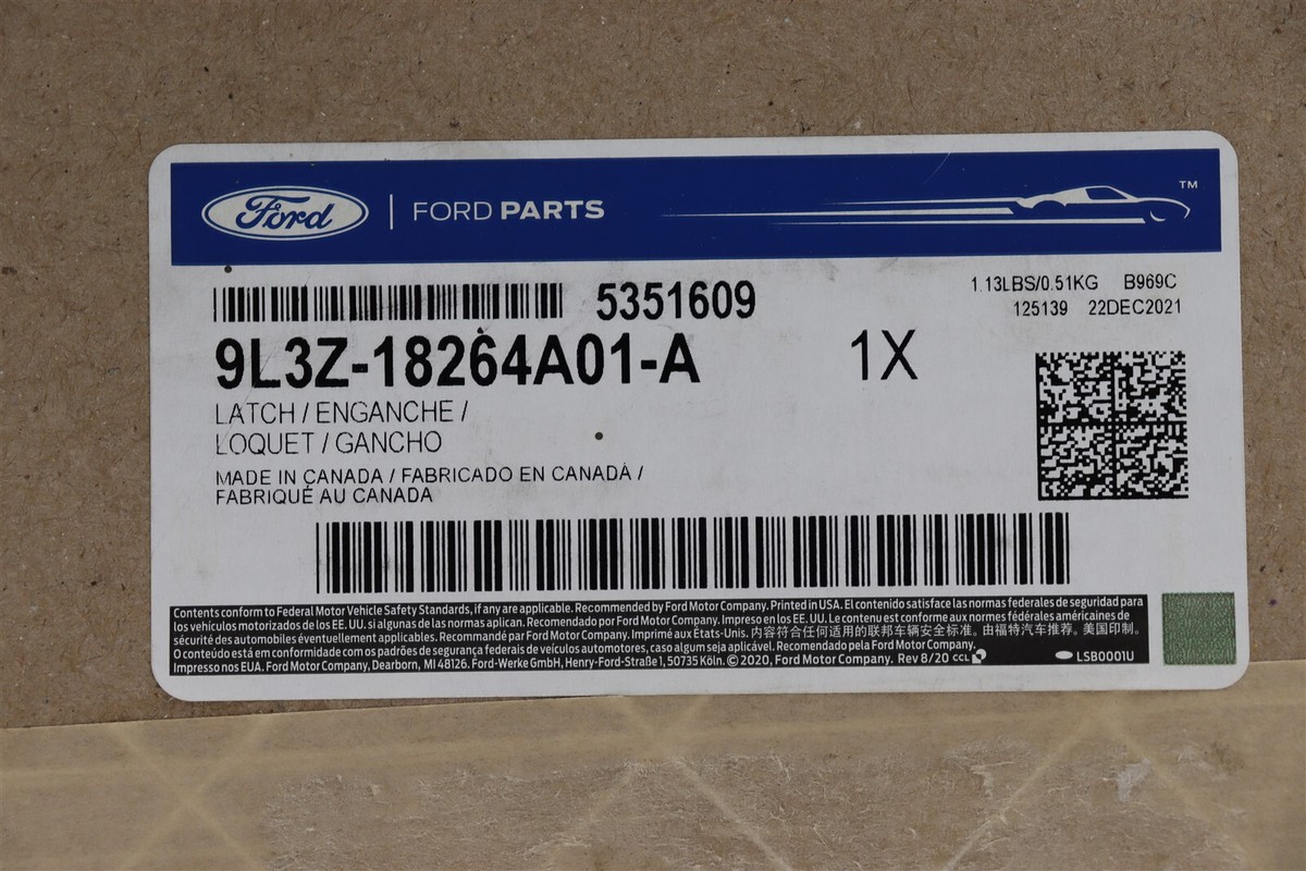 NEW OEM Ford Rear Left Lower Door Latch 9L3Z-18264A01-A F150 Super