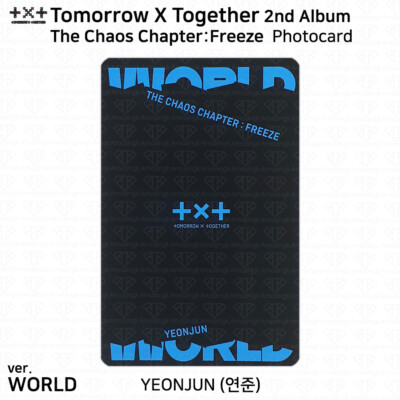 TXT 2nd Album The Chaos Chapter Freeze Official Photocard OS
