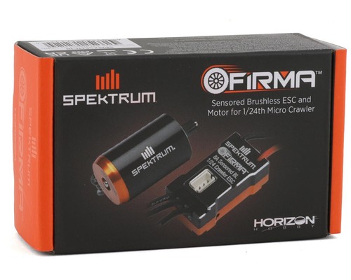Spektrum RC Firma 8A 1/24 Rock Crawler Sensored Brushless Smart ESC/Motor Combo - Picture 1 of 5