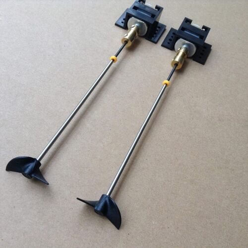 Doppelte 130 Motoren RC Boot Schiff Antrieb Kit Motor Sitz 12CM Welle Propeller - Bild 4 von 7