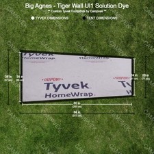 Tyvek Footprint for the Big Agnes Tiger Wall Ul1 Solution Dye Tent