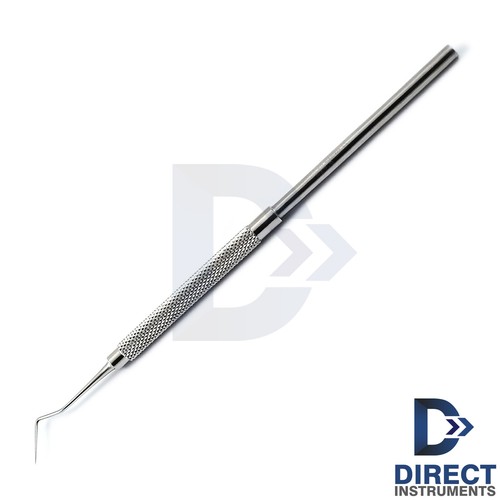 2Pcs Dental Probe 9 Explorer Endodontic Diagnostic Pick Teeth Cleaning Sharp End - Picture 2 of 4