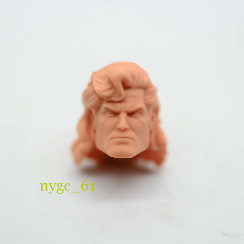 Unpainted 1:12 Black Superman Head Sculpt For 6'' Male Soldier Body Toys - Picture 4 of 5