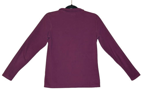The North Face Girls XL 1/4 Zip Pullover Purple Fleece Sweatshirt Casual Outdoor - Picture 3 of 7
