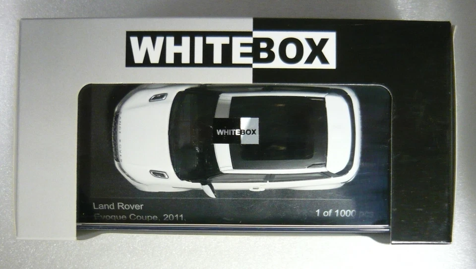 ModelCarWorld WB227(WhiteBox), Land Rover Evoque Coupé, 2011,weiß, 1/43, NEU&OVP - Bild 4 von 4