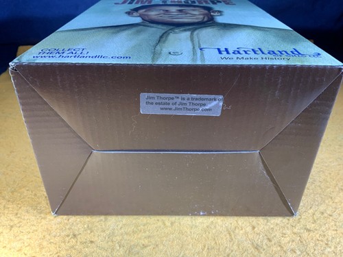 O8-62 HARTLAND STATUE - JIM THORPE FOOTBALL - COA, TAG & C - FAY HALLIWELL OWNED - Picture 12 of 12