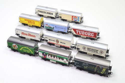 Märklin interessante Sammlung Bierwagen Kühlwagen 11-teilig Spur H0 - Bild 2 von 2