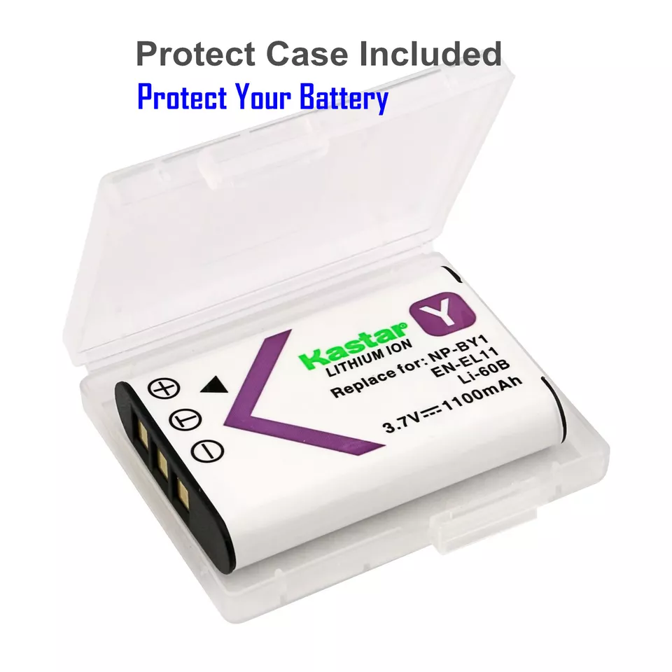 Kastar EN-EL11 Battery Charger for Nikon Coolpix S550 Nikon Coolpix S560 ENEL11 - Image 2 of 4