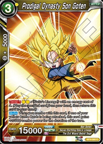 Son Goten SCR FB08-121 [PAR 1] Saiyans Pride Dragon Ball Fusion