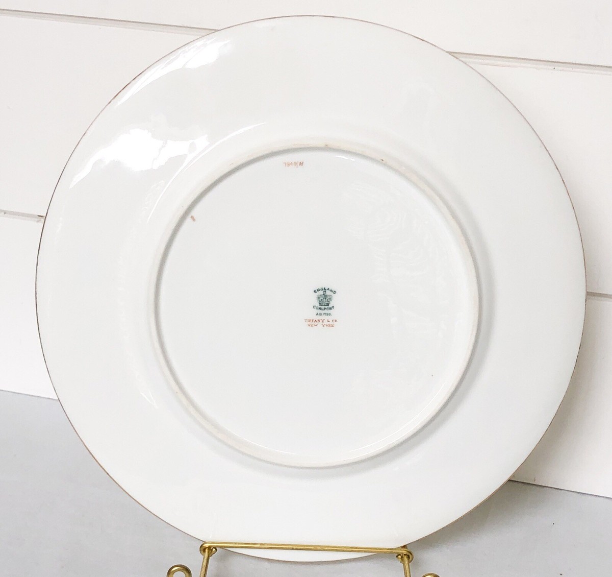 【TIFFANY Co. ✖️ COALPORT】プレート　キャビネット TIFFANY Co. ✖️ COALPORT】プレート キャビネット - メルカリ