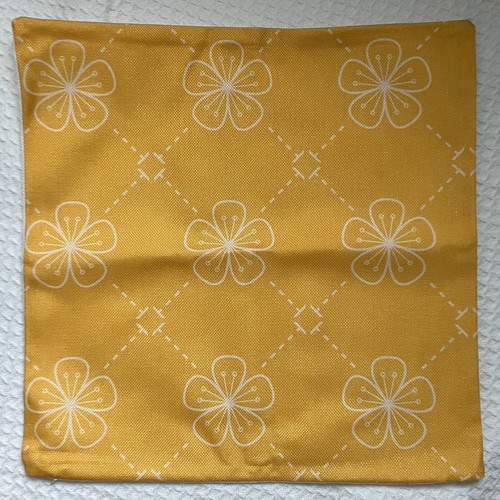 Floral Cushion Covers 45x45cm (set of 4) Blue / Teal / Yellow - Picture 15 of 28