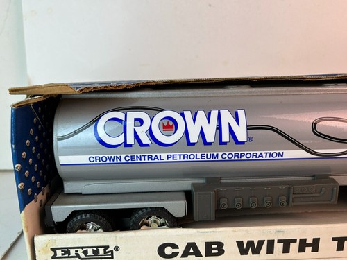 Ertl Pressed Steel Semi Tanker Truck, Crown Gasoline with Original Box - Picture 2 of 9