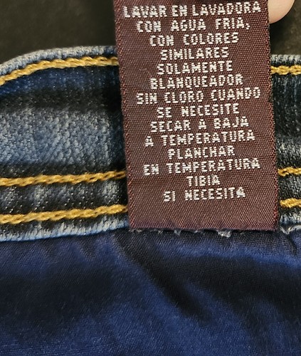 JONES WEAR JEANS TALLA 10M AZUL 10" TIRO MEDIO ACAMPANADO MUJER PRELAVADO AZUL JEANS - Imagen 11 de 11
