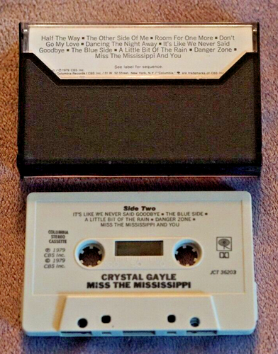 Crystal Gayle " Miss The Mississippi " -Cassette- - Picture 2 of 2