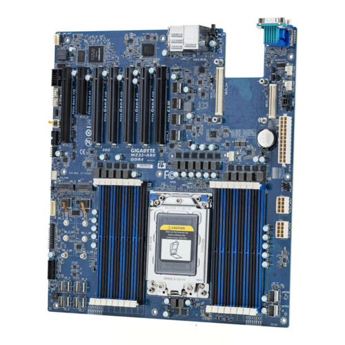 FOR GIGABYTE MZ32-AR0 128GB Socket C32 AMD Server Motherbroad Test ok - Picture 2 of 4