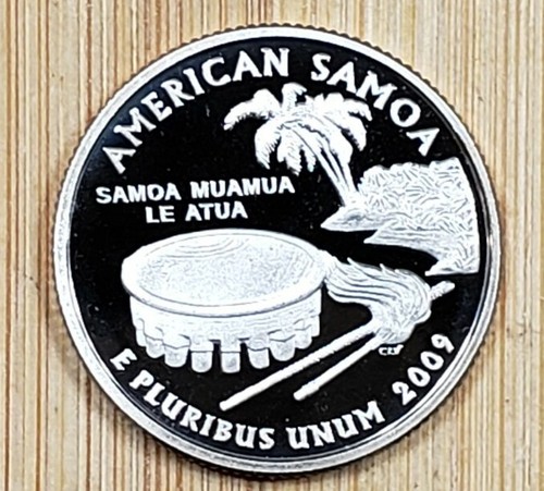 2009 S 25C American Samoa , US Territories Proof Quarter 