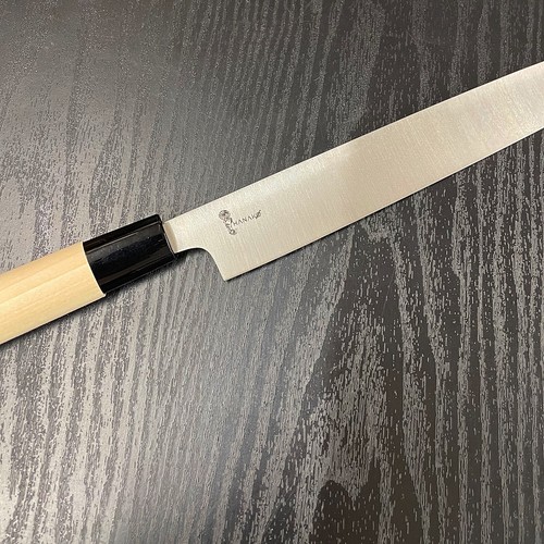 Cuchillo de sushi sashimi para zurdos tradicional japonés zurdo Yanagiba - Imagen 6 de 13