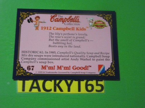 1995 CAMPBELL’S COLLECTION SINGLE BASE CARD(S) - Picture 135 of 142