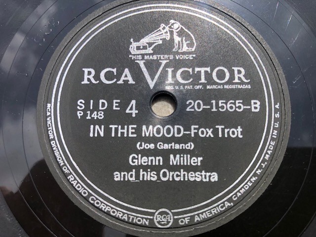 宵 CD Glenn Miller 78rpm Single 10-inch RCA Victor Records #20