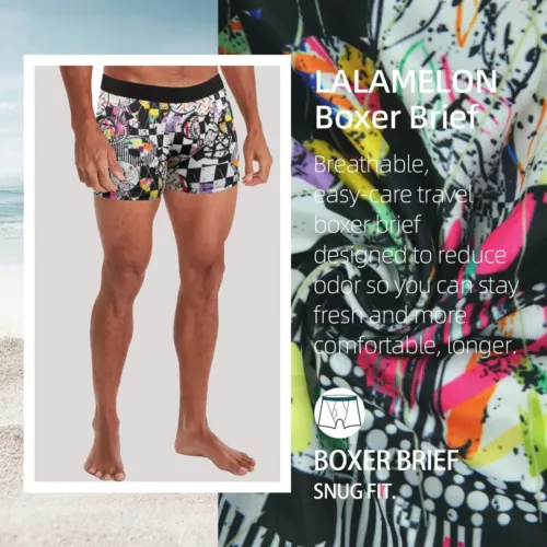 Herren 3er Pack Boxershorts Soft Unterwäsche Boxershorts Sport Trunks mit Fly Front - Bild 3 von 19