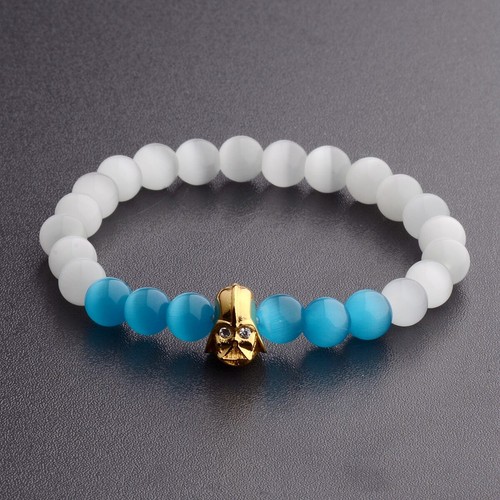 Opal Cat Eye Stone Beaded Bracelet Fashion Handmade Bracelets for Men Women Gift - Picture 5 of 11