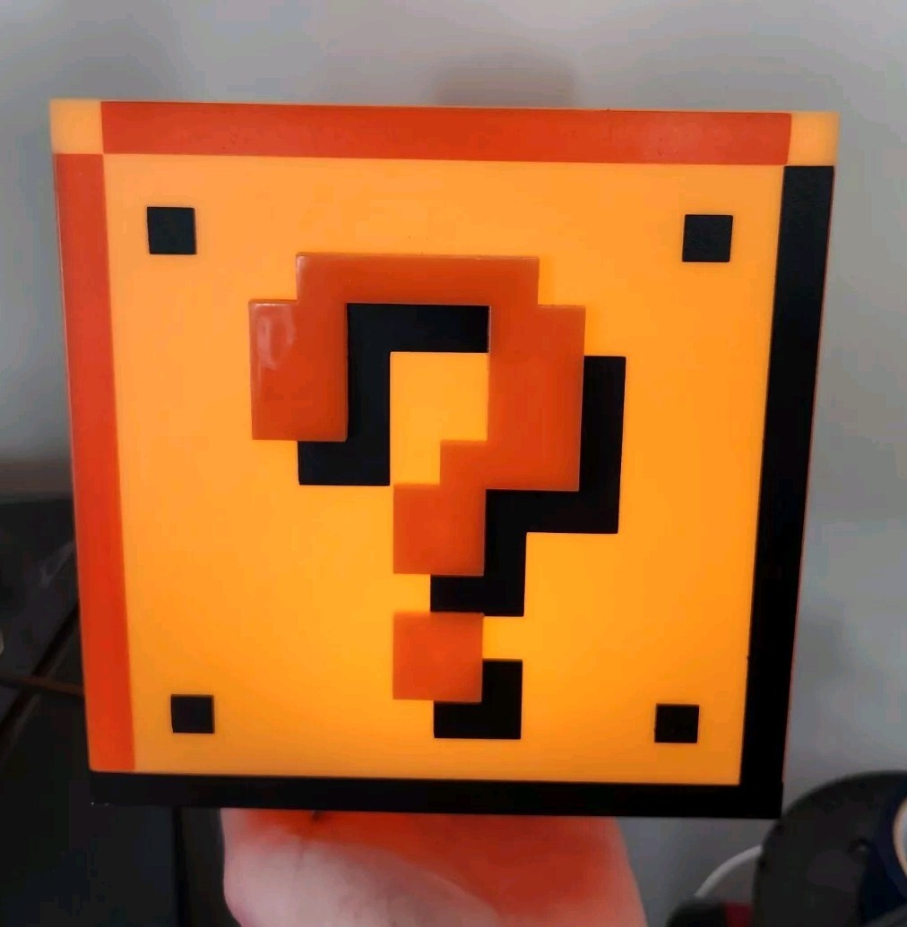 Nintendo Super Mario Bros Question Block Light Collectors Edition