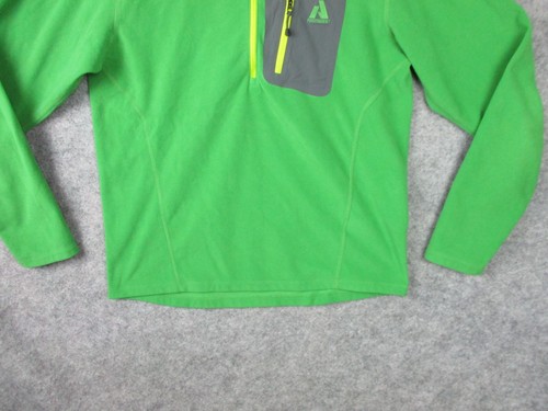 Eddie Bauer First Ascent Sweater Mens Medium Green Fleece Zip Adult Sweatshirt - Picture 10 of 16