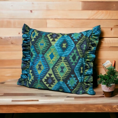 Kissenbezug 40x60 mit Rüschen Kissen Dekokissen Sofakissen 100 % Polyester - Bild 5 von 7