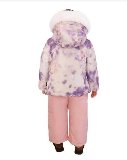 Spyder Kids' 2-piece Snowsuit Size 5 Pink Weather Resistant New - Image 4 of 4