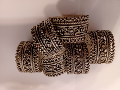 Plattierte filigrane Serviettenringe 6er Set Vitg - Bild 3 von 3