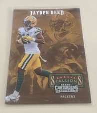 2023 Panini Contenders #22 Jayden Reed Rookie Stallions: Silver