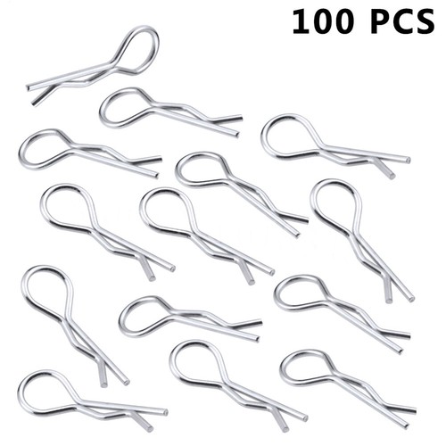 100PCS RC Cars 1/16 Shell Body Clips Fixed Pins RC Car Parts R Buckles - Picture 11 of 12