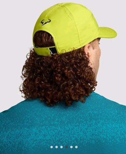  🔶️RAFAEL NADAL NIKE UNSTRUCTURED RAFA US OPEN WIMBLEDON HAT CAP TENNIS M/L - Picture 4 of 9