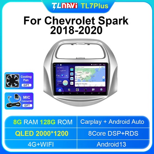 For Chevrolet Spark Beat 2018-2020 Car Radio GPS Stereo Multimedia Player Screen - Picture 32 of 32