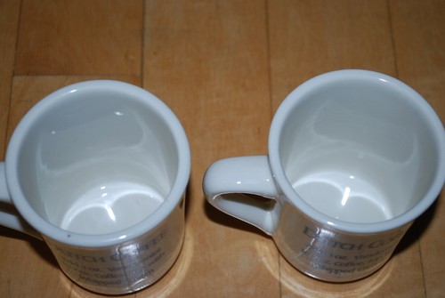 Vintage Vandermint Liqueur Coffee Tea Cup Mug Dutch Coffee Recipe (Lot Of 2) - Picture 3 of 5