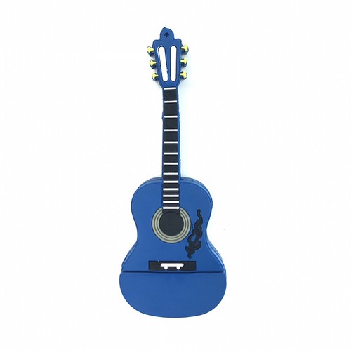 Cute Silicone Guitar 64GB 32GB 16G 8GB USB 2.0 Flash Drive Pendrive Stick Thumb - Picture 17 of 18